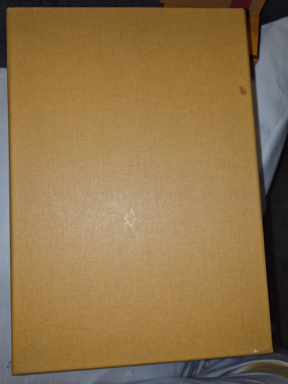 Louis Vuitton Empty Drawer Gift Box 11.25x8x4.25 W/ Care Booklet Saffron